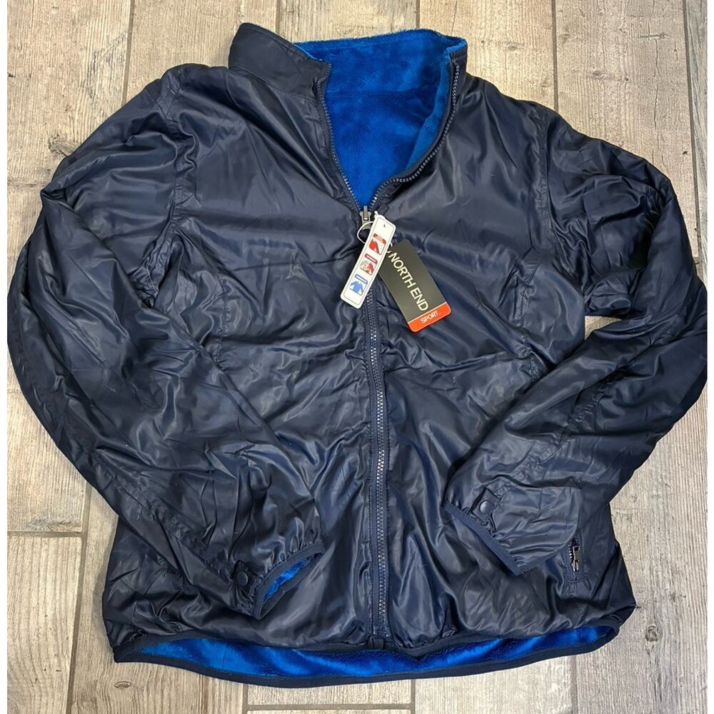 North End NWT Women’s Rain Jacket Reversible Lightweight Modern Fit